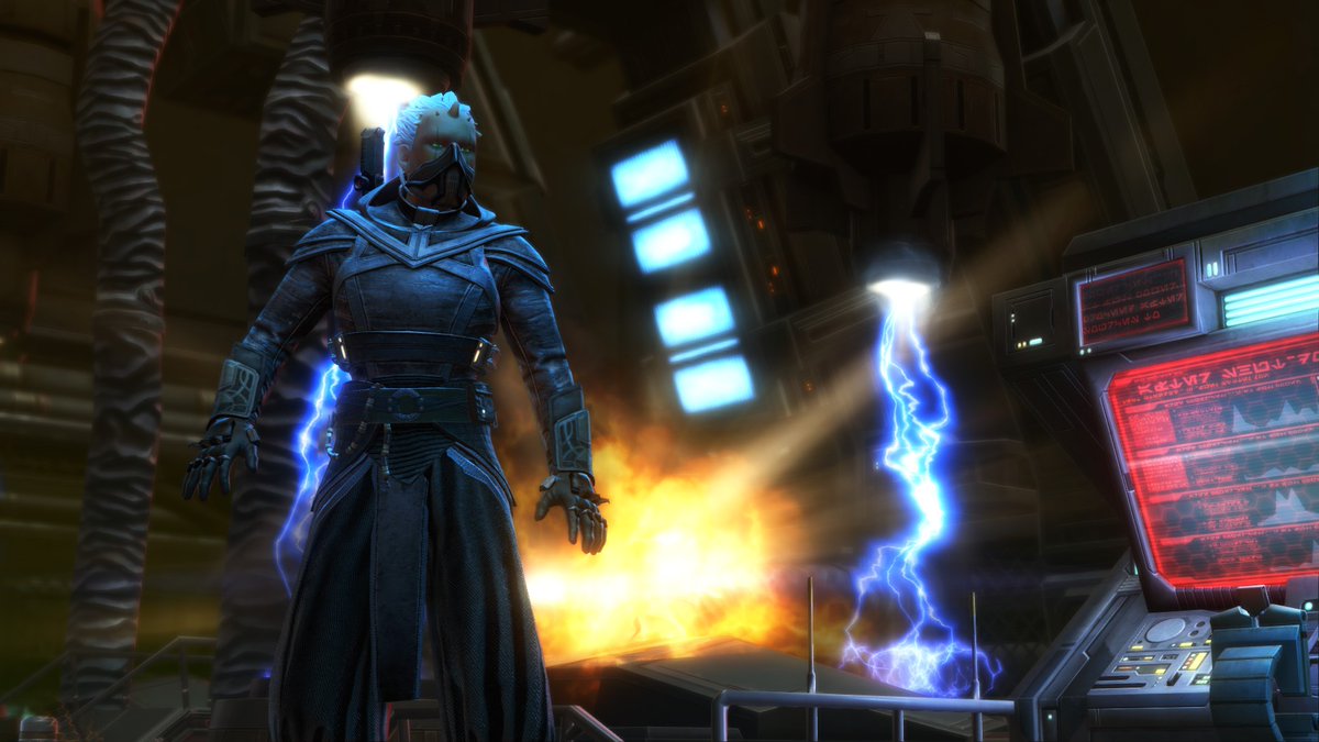 mordorgeist's tweet photo. I do love the lighting on the #SWTOR Makeb Expansion after all the new updates, makes the #SpaceBarbie #SWTORfashion really pop! https://t.co/vh4EV51LuC