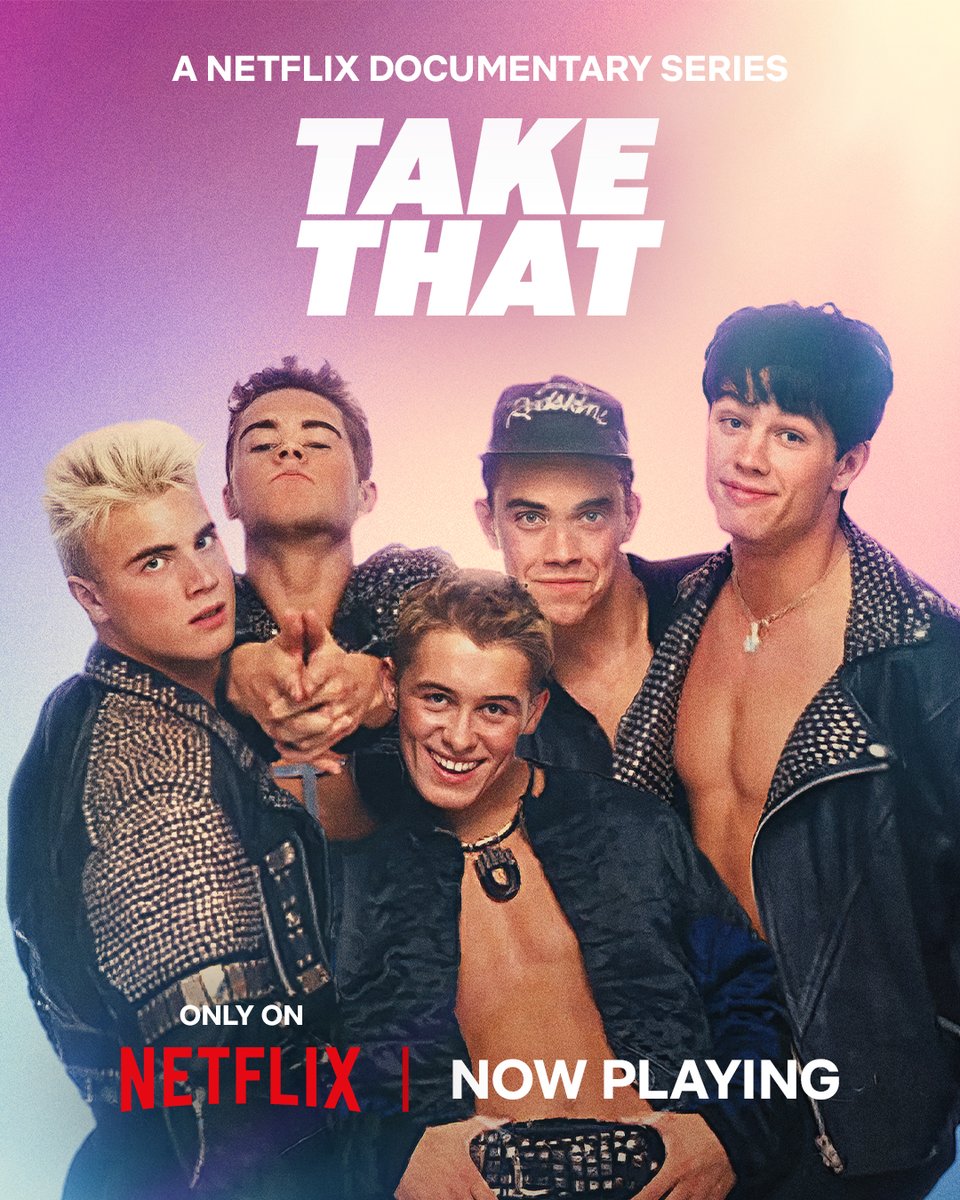 No more patience required. TAKE THAT, a new 3-part documentary series about the UK’s most iconic boy band, is now playing on Netflix.