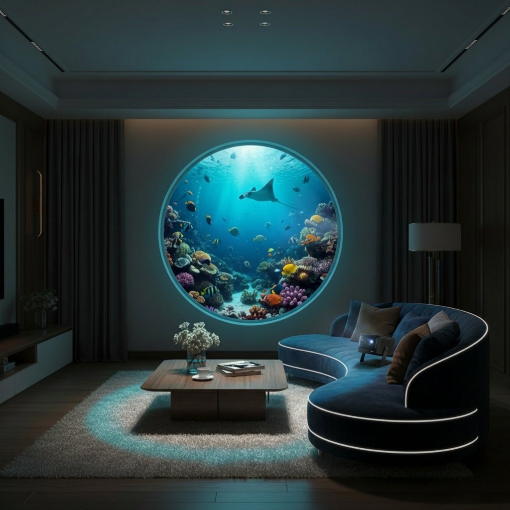 Your wall isn't just a wall anymore. It's a portal. 🌌#Dangbei #HomeCinema #HomeEntertainment #Projector #4K #Laser