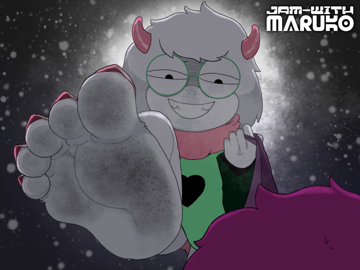 JamWithMaruko's tweet image. evil ralsei theory