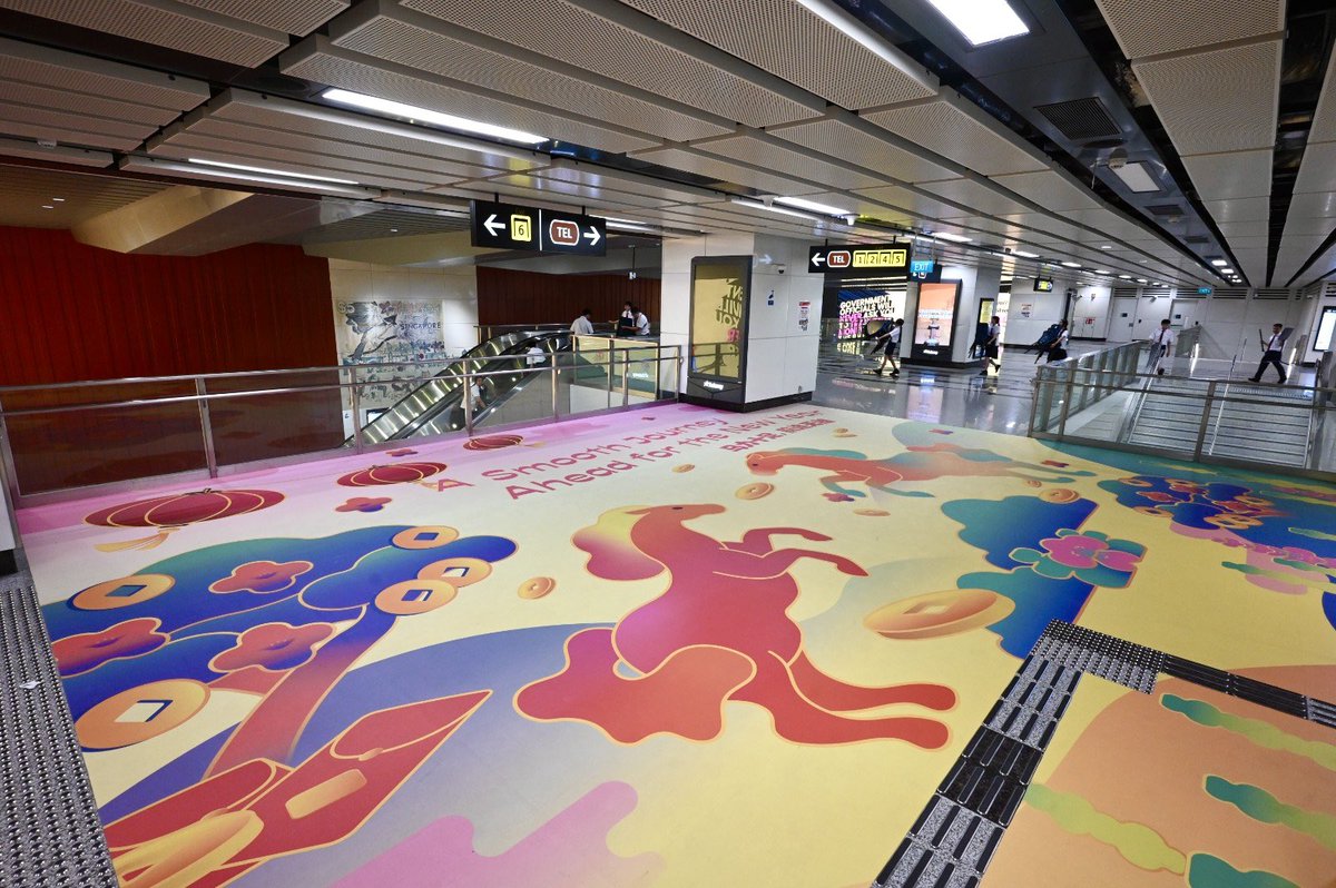 LTAsg's tweet photo. ๐ด Gallop into the Year of the Horse with Chinese New Year decorations on our public transport!
Weโve officially launched the CNY themed trains today!
Check out some pictures from the launch โจ
ย
#CNY2026 #MoveLite https://t.co/9IthQrDIvy