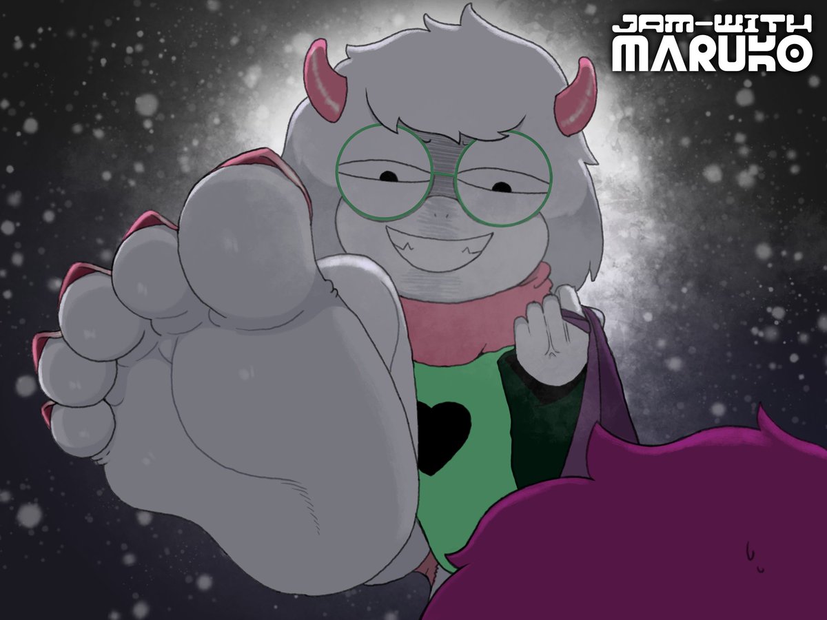 JamWithMaruko's tweet image. evil ralsei theory