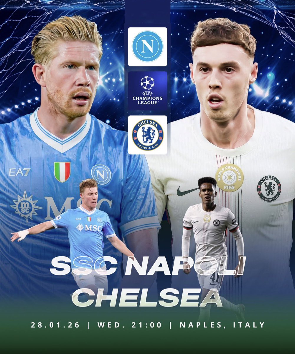 mikaelshouse's tweet image. Run It In!!!!!!!!!!!

Drop your predictions and win.
Picking 8 lucky winners ‘RANDOMLY’,must follow the rules:
Like!!
Retweet!!
Follow!!
Prediction ends 30mins before the game.
#Giveaway #GiveawayAlert #SSCNapoli #Chelsea #uefachampionsleague