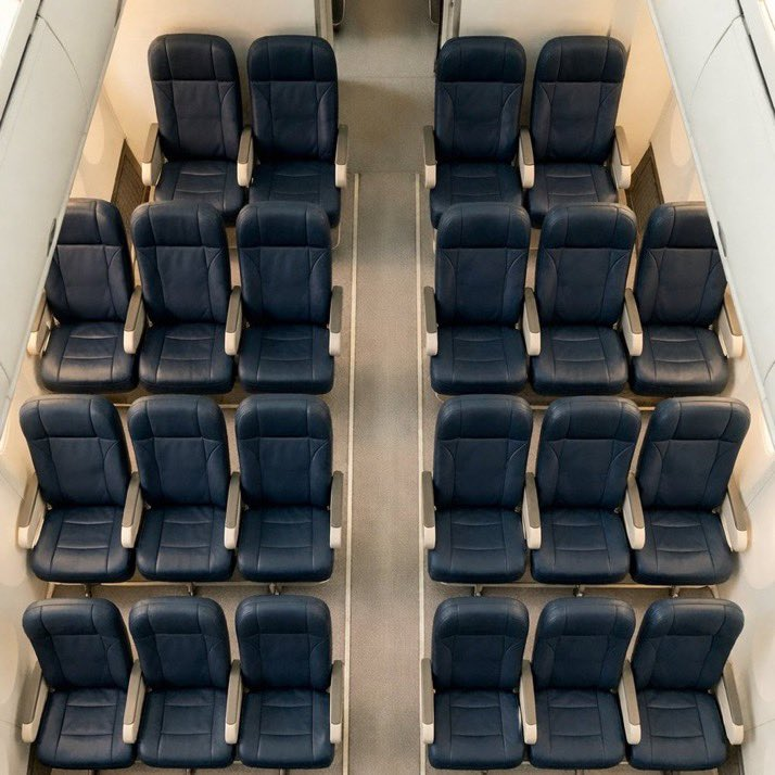 sevenlovesmen's tweet image. They all found out you were taking this plane too and cancelled their tickets. Look what you did. You can have whatever seat you want, I guess.