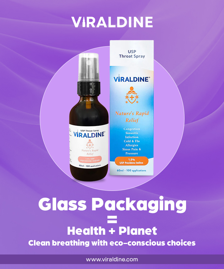 viraldinellc's tweet image. Breathe better. Feel fresher. Choose smarter ✨
VIRALDINE in glass packaging = pure relief for you &amp;amp; love for the planet 🌍💜
Small spray. Big impact.
#Viraldine #BreatheEasy #ecochicliving #GlassIsBetter #SustainableWellness #cleanrelief #NatureMeetsScience #planetfriendlyliving