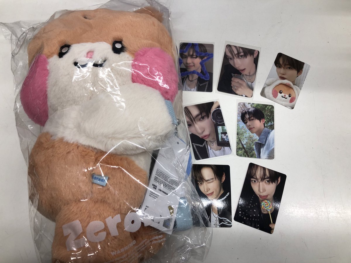 ZB1 #ZEROBASEONE ZB1 Zeroni ビニニ ぬいぐるみバッグやNEVER SAY