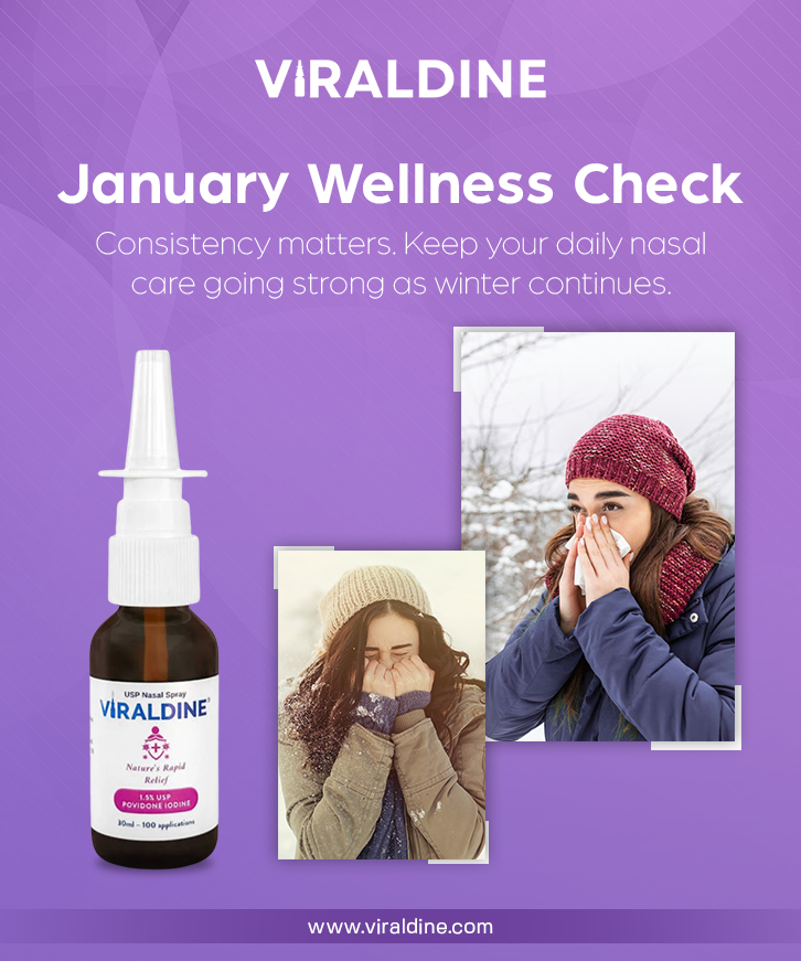 viraldinellc's tweet image. January wrap-up ❄️✨
Winter’s still going strong—don’t drop your nasal care routine now. Stay consistent, breathe easier, and head into February feeling your best 💜
#Viraldine #EndOfJanuary #WinterWellness #BreatheEasy #NasalCareRoutine #ColdSeasonCare #StayWell #WellnessCheck