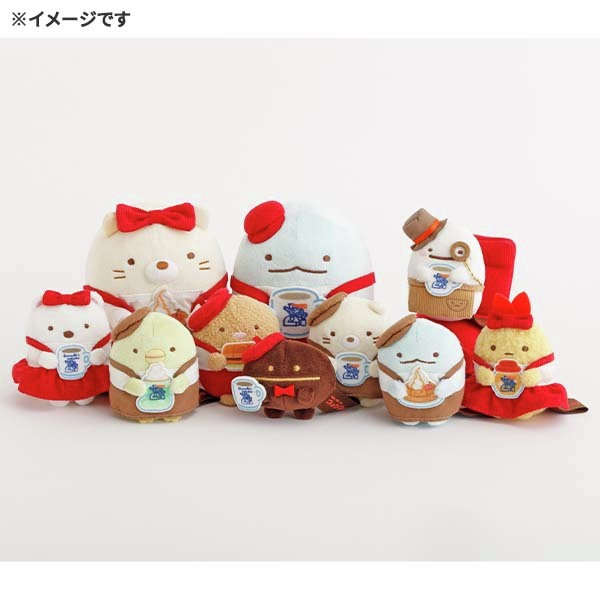 新品未開封☆すみっコぐらし×コメダ珈琲店　てのりぬいぐるみ　6つセット コメダ珈琲店とすみっコぐらしがコラボレーション！ 大人気！ てのひら