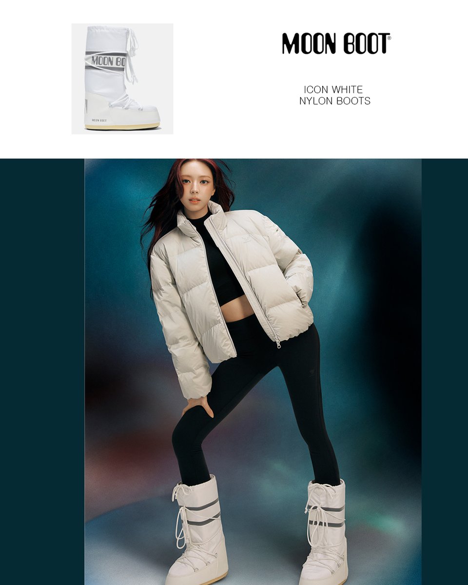 moss36470702's tweet photo. Celeb : #있지 #유나 #ITZY #YUNA
Brand : #문부츠 #MOONBOOT
Product : ICON WHITE NYLON BOOTS
Where : 다이나핏 공식 홈페이지
▶공식홈페이지
https://t.co/CYFt4s4ZWF https://t.co/O9LM6Hok7v
