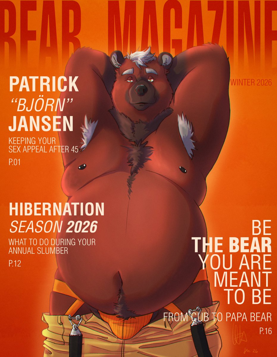 CajinAnderson's tweet photo. Get yourself the new edition of Bear Magazine, featuring of course some bear hunk on the cover. https://t.co/0ehrhEP0W6