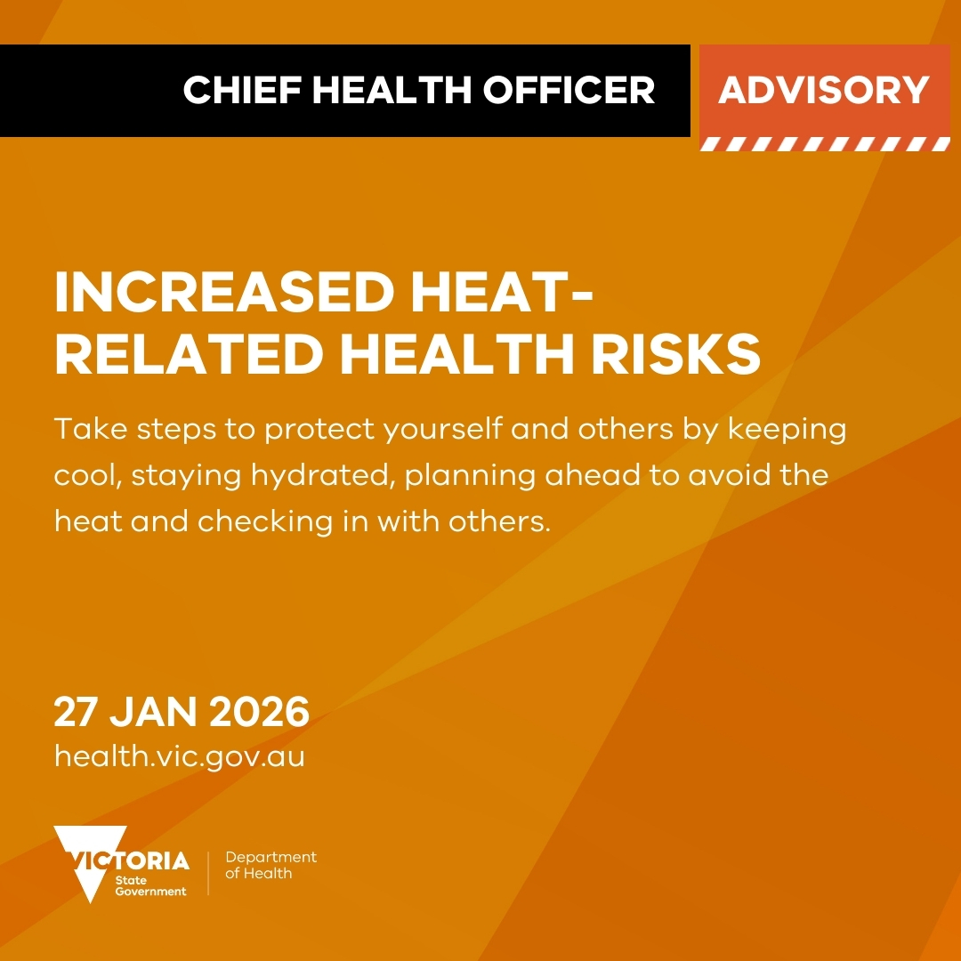 Victorian Department of Health tweet media