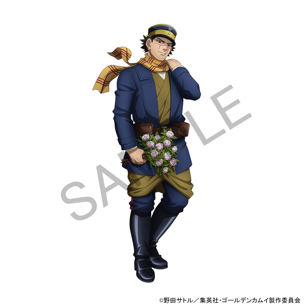 karendo_press's tweet image. 🌹TVアニメ『 #ゴールデンカムイ 』× #karendo コラボ🌹

コラボイラストで杉元佐一が持つお花をご紹介✨

お花：沈丁花

karendoの全国6店舗にてポップアップを開催中‼
karendo限定コラボフラワー商品は、
特別店6店舗以外の14店舗でもお買い求めいただけます🌺

▼詳細▼
store.kadokawa.co.jp/shop/e/eki0004…