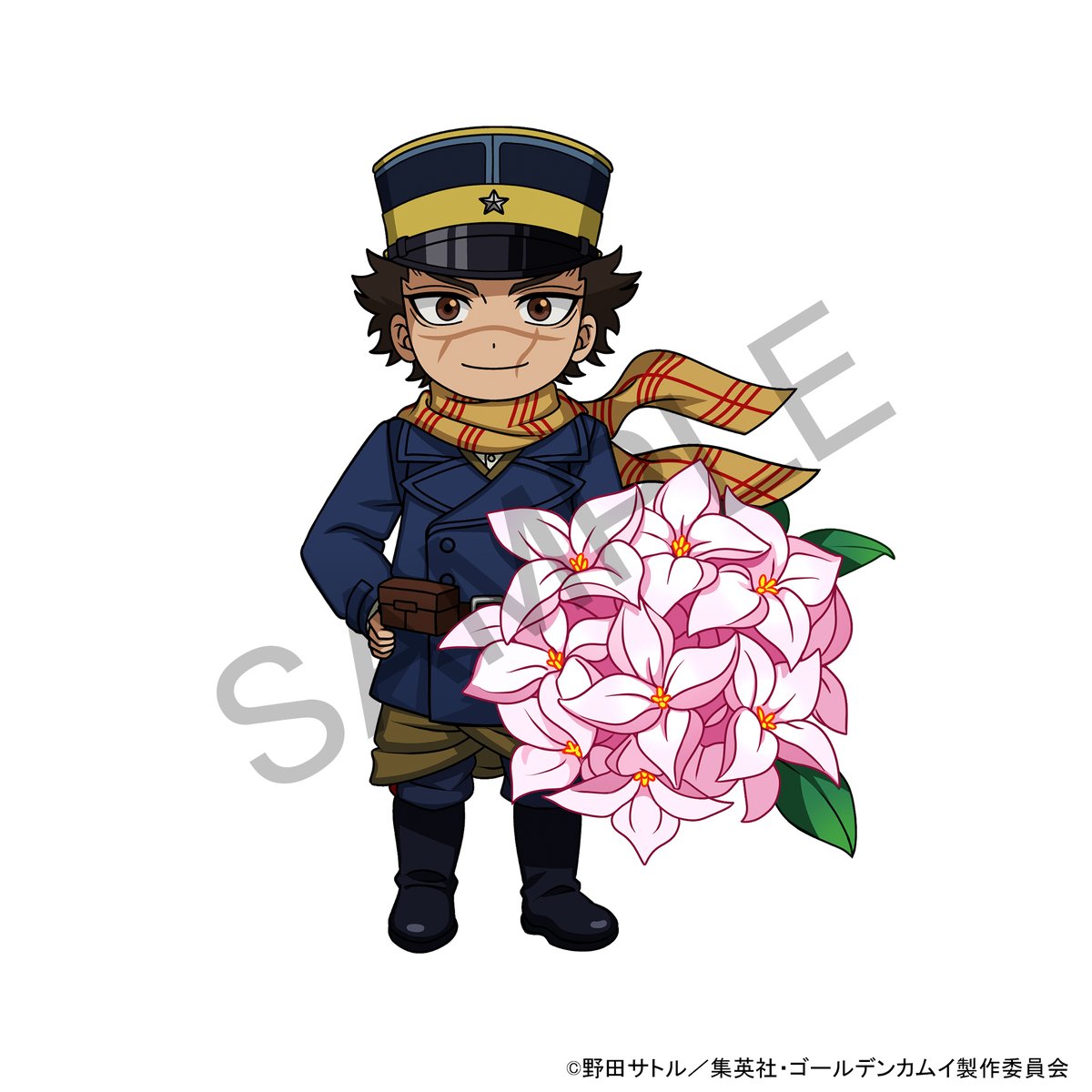 karendo_press's tweet image. 🌹TVアニメ『 #ゴールデンカムイ 』× #karendo コラボ🌹

コラボイラストで杉元佐一が持つお花をご紹介✨

お花：沈丁花

karendoの全国6店舗にてポップアップを開催中‼
karendo限定コラボフラワー商品は、
特別店6店舗以外の14店舗でもお買い求めいただけます🌺

▼詳細▼
store.kadokawa.co.jp/shop/e/eki0004…