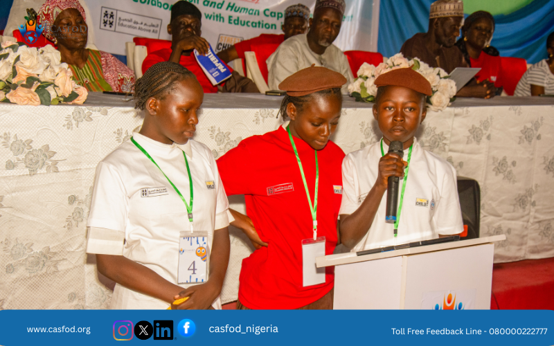casfod_nigeria's tweet photo. 📚 International Day of Education 2026 | Adamawa State
Earlier this week, CASFOD, in collaboration with the Adamawa@State Ministry of Education and Human Development, the @EiENigeria (EiEWG), and other education partners, commemorated the(1/6) https://t.co/jYSZYaPpkW
