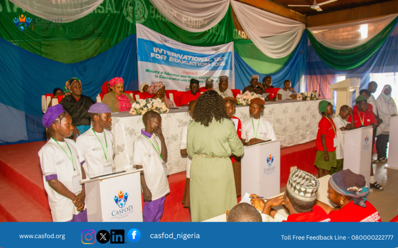 casfod_nigeria's tweet photo. 📚 International Day of Education 2026 | Adamawa State
Earlier this week, CASFOD, in collaboration with the Adamawa@State Ministry of Education and Human Development, the @EiENigeria (EiEWG), and other education partners, commemorated the(1/6) https://t.co/jYSZYaPpkW