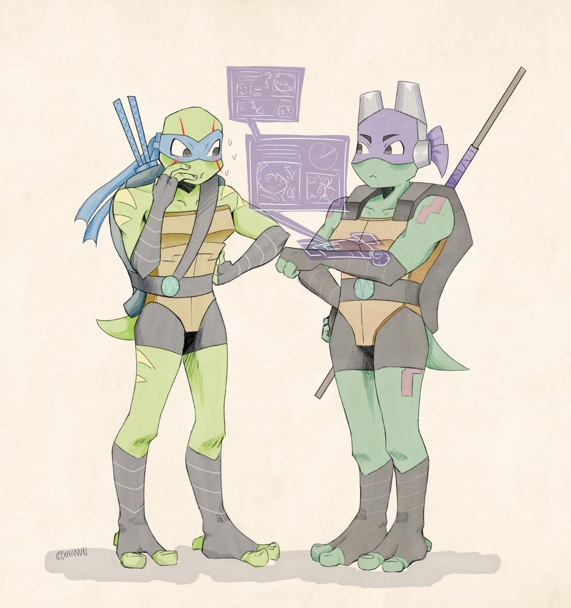 They're analyzing

#rottmnt #riseleo #risedonnie #disastertwins