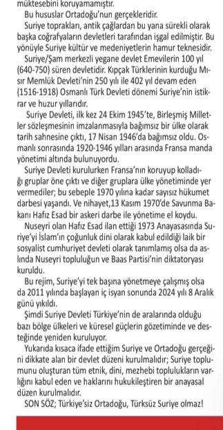 Suriye toprakları, antik çağlardan bu yana sürekli olarak başka coğrafyaların devletleri tarafından işgal edilmiştir. Bu 
yönüyle Suriye kültür ve medeniyetlerin hamur teknesidir.