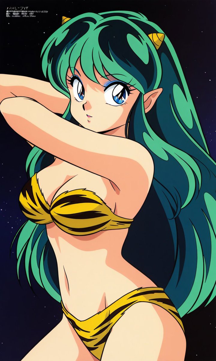 她是我其中一個童年女神🥰🥰
#ラムちゃん
#うる星やつら
#SFW