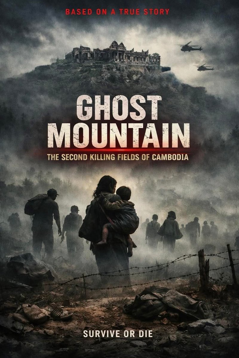 True story 1979: Siem forces turned escape into death trap. Ghost Mountain – the forgotten second genocide of Khmer people. Heart still bleeds for them. 🇰🇭🇰🇭🇰🇭 #GhostMountain #KillingFields2 #KhmerHistory #NeverForgiveSiem #RememberTheRefugees