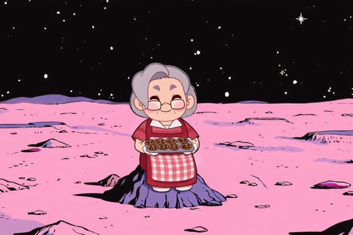 <a href="/GrammaCrackers/">GrammaCrackers</a> <a href="/GrammaCrackers/">GrammaCrackers</a> <a href="/Pumpfun/">Pump.fun</a> <a href="/a1lon9/">alon</a> 
Grandma’s not baking cookies…
She’s baking GREEN CANDLES 🍪📈
Hands up, charts up — $GRANDMA is cooking
👵💎🙌 
#GRANDMA #Solana #MemeCoinSeason