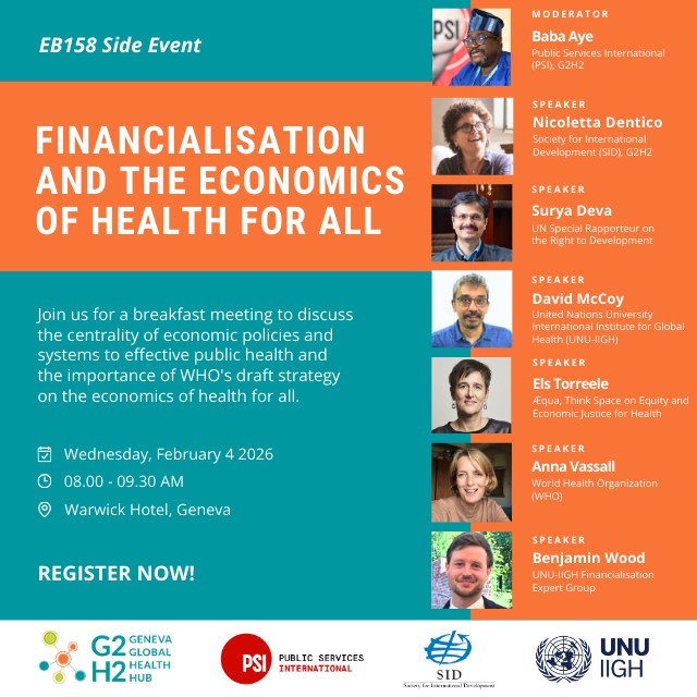 UNU International Institute for Global Health tweet media