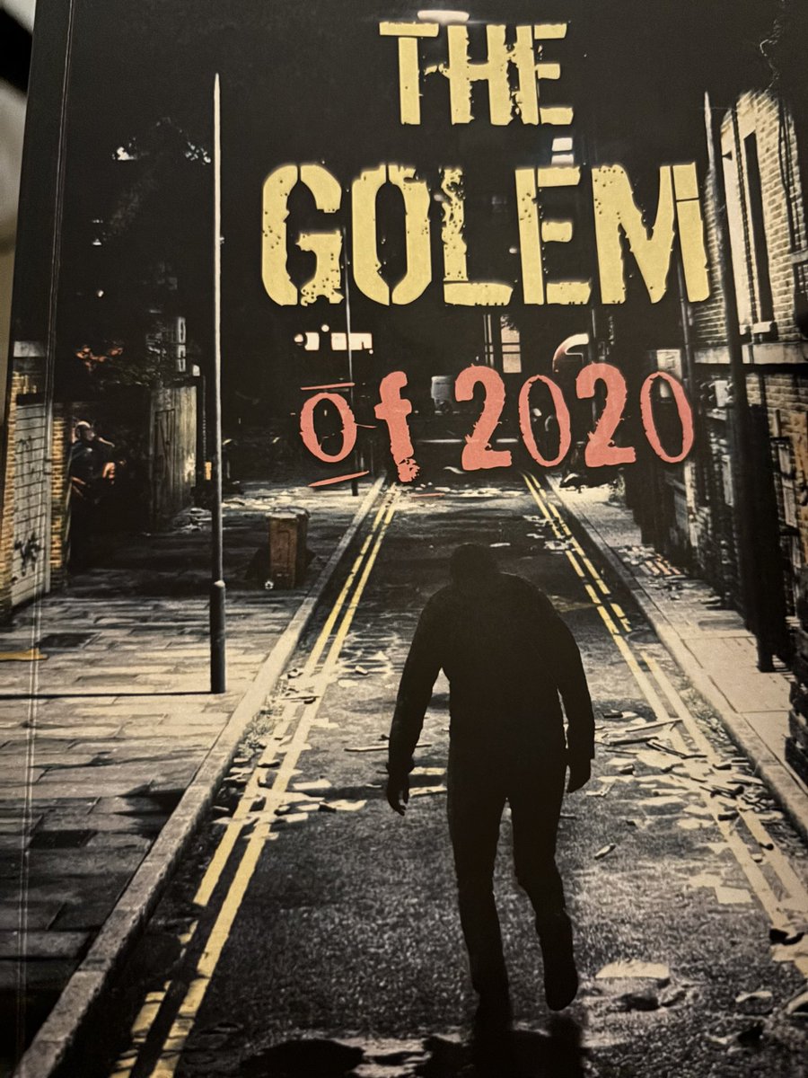 josephfotinos's tweet photo. The Golem of 2020 is a wonderful book. It literally kept me on the edge of my seat and offered stunningly exciting moments. Bravo @robinbailes . Oh, and it wasn’t until I finished the book that I noticed the extra character hidden in the shadows of the cover. #DarkCorners https://t.co/DCrtHjgmar