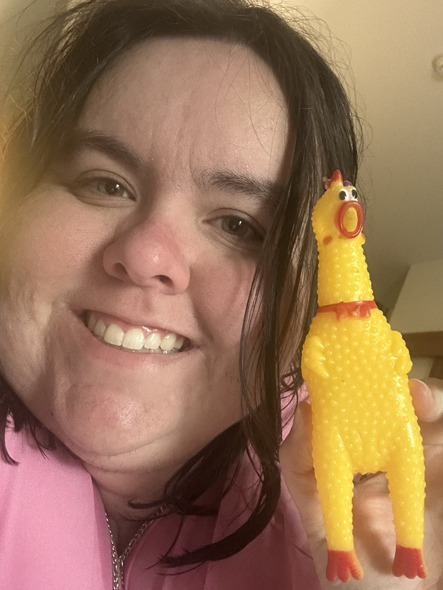 What does a rubber chicken have to do with mental health? Come to my talk tomorrow (Tuesday) 2:15-2:30 PM in room 340A to find out! Perfect second round after the morning Presidential session on mental health! Let’s break the stigma! #AMS2026 <a href="/amswrn/">AMS | 14th Weather Ready Nation Symposium</a>