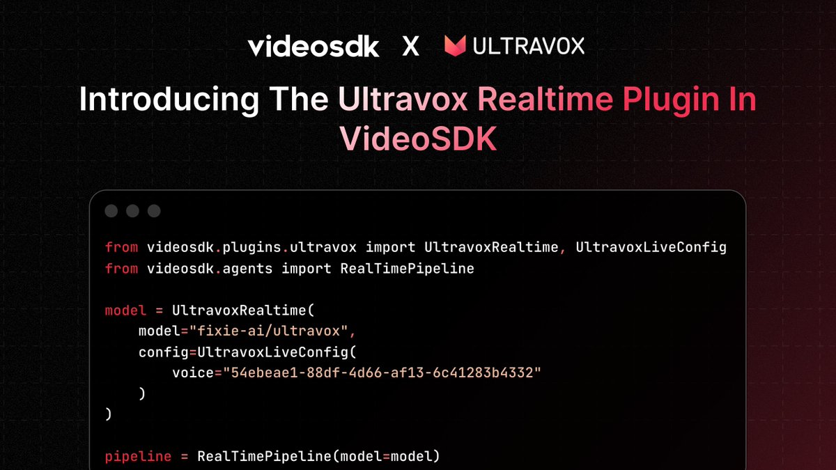 VideoSDK (@video_sdk) / Posts / X