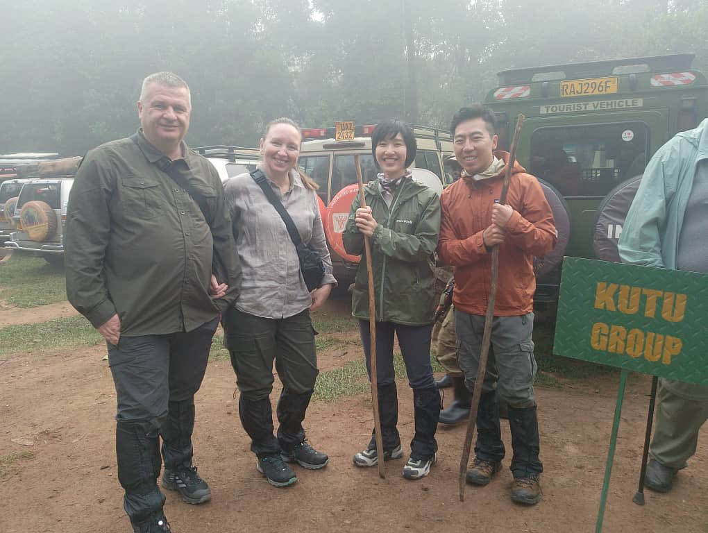 Today we are doing the Gorilla Habituation Experience in Bwindi Impenetrable Forest National Park and our clients will spend 4 hours encounter with the semi habituated mountain gorillas 🦍 with rangers and researchers taking part in activities geared to making the wild gorillas