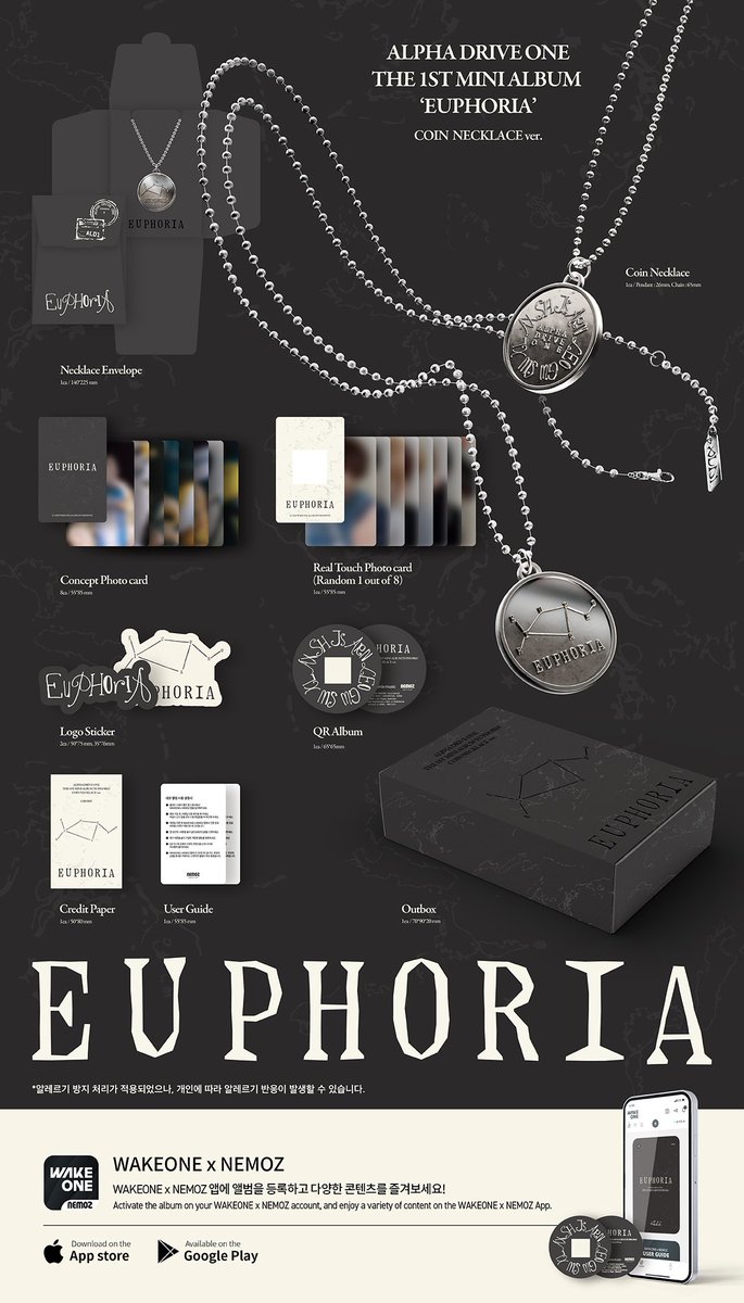 ALPHADRIVEONE さんの THE 1ST MINI ALBUM 【#EUPHORIA】 ・COIN