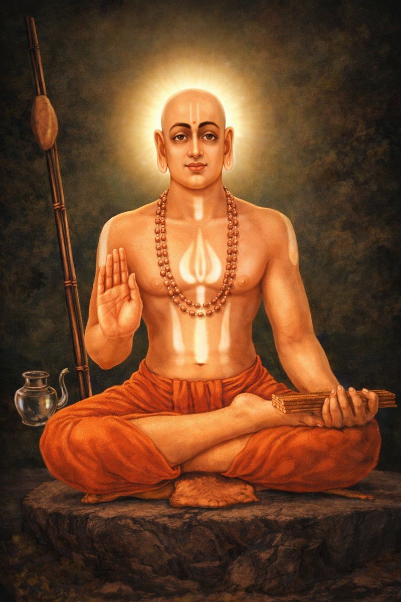 On the sacred occasion of Madhva Navami, we remember Sri Madhvacharya, the great proponent of Dvaita Vedanta, whose teachings uphold Dharma, Bhakti, and Truth.
May his divine wisdom guide us on the path of righteousness.

ಶ್ರೀಮಧ್ವಾಚಾರ್ಯರ ತತ್ತ್ವಜ್ಞಾನ ಹಾಗೂ ಧರ್ಮೋಪದೇಶಗಳು ನಮ್ಮ