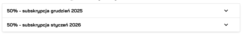O miło, za miesiące "bez meczów" subskrybenci dostali zniżkę na bilecik. Można znajomemu/rodzinie kupić taniej wejściówkę na Wieczystą 😉