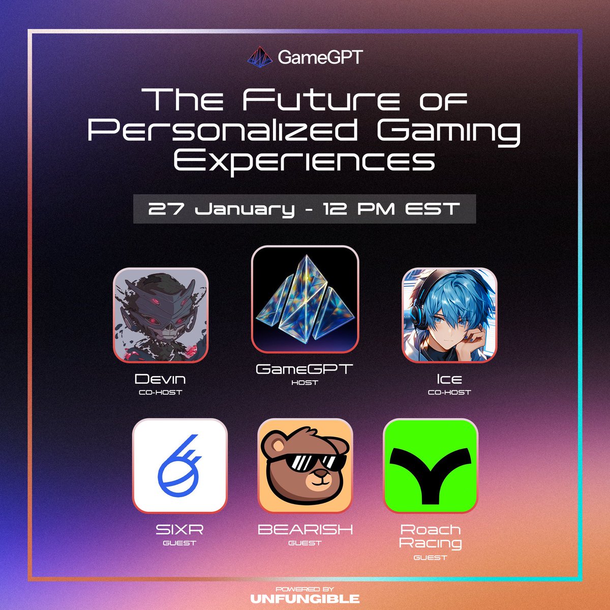 Our weekly shows have not slowed down since the new year. This week we have a great cast discussing the possibility of gaming becoming personalized in the future. Come listen in 👇