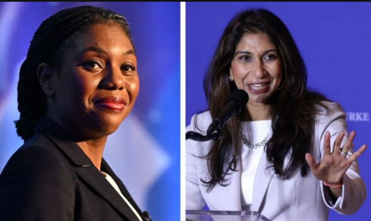 SlyForTheRight's tweet image. 🚨 Let’s talk. 🚨

People are finally putting two and two together: Suella Braverman and Rob Jenrick both ran for Conservative leader in 2024 — and both were comfortably beaten by Kemi Badenoch.

Here’s the real question:
Did they never expect her to win… and now that she has,…