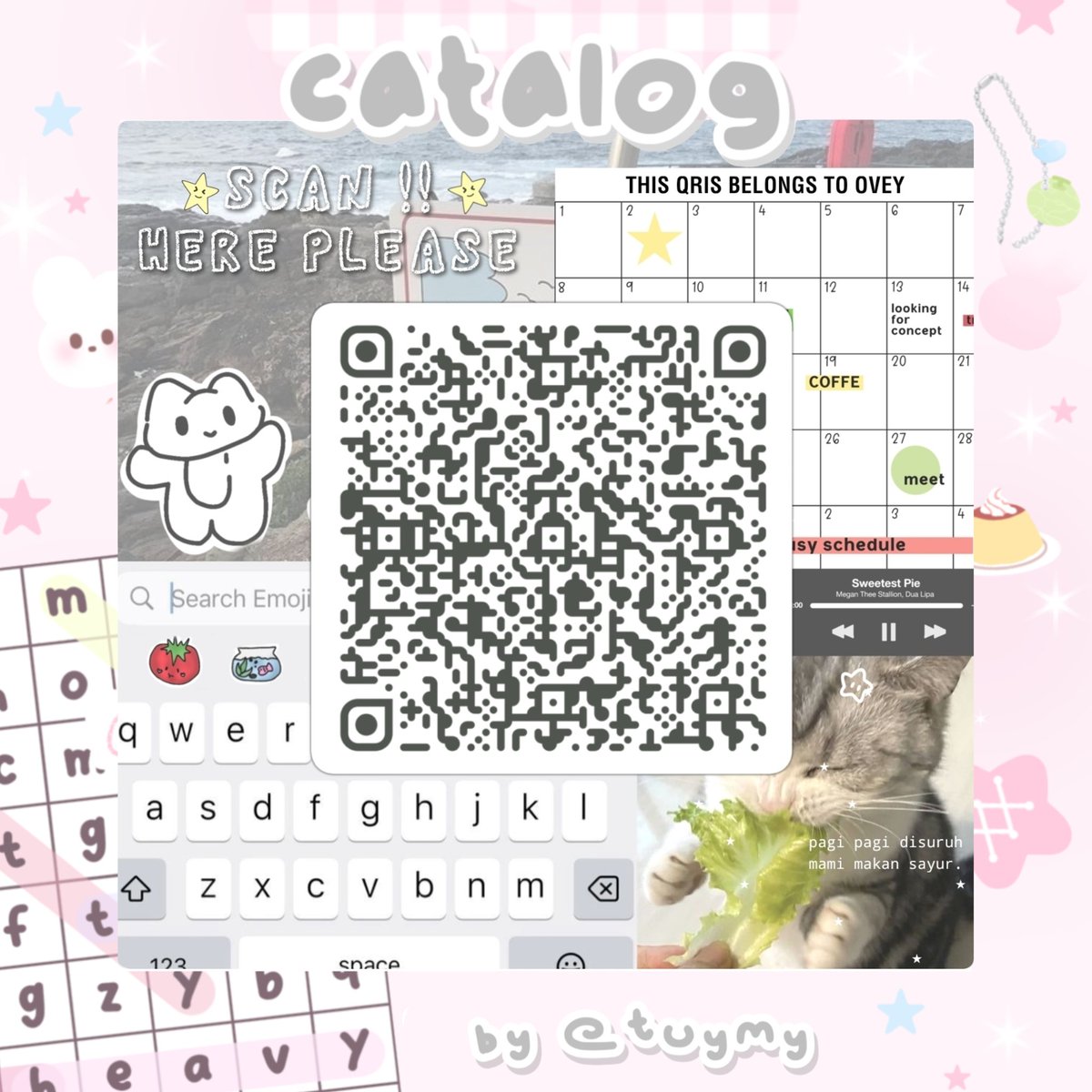 ᅠ
help repost yaa! makasih. 
promo qr deco 8k get 2 qr deco 🌟 yuuk kapan lagii promo murce! 🍒 form ada di whatsapp yaa 🎀 bole tanya tanya dulu yupsss. 🥨👚
ᅠ