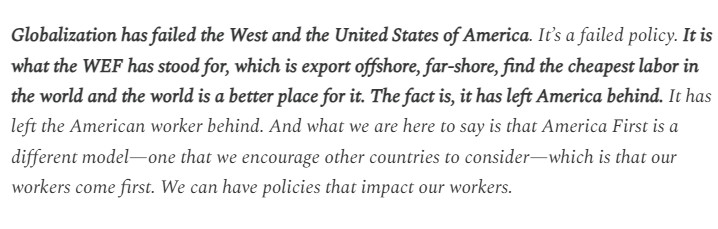 PinkCerberus's tweet image. Howard #Lutnick Gave the Davos Speech that Mattered

The death of #globalization is the real headline from the international self-indulgence festival at Davos 
racket.news/p/forget-trump…