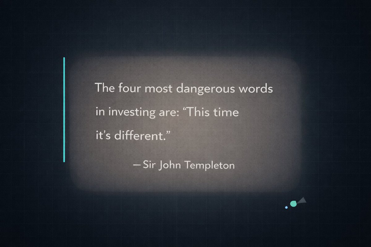 Oxydo11's tweet image. Gm ladies &amp;amp; dudes

Same human behavior, new wrapper

“The four most dangerous words in investing are: ‘This time it’s different.’”
✍🏻 Sir John Templeton