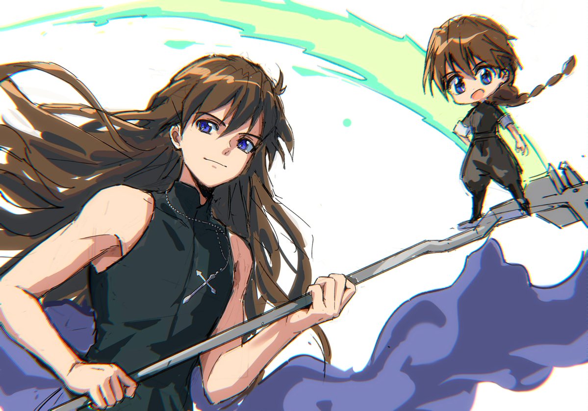 无袖好啊，散发好啊，纯凭感觉摸了
#ガンダムW