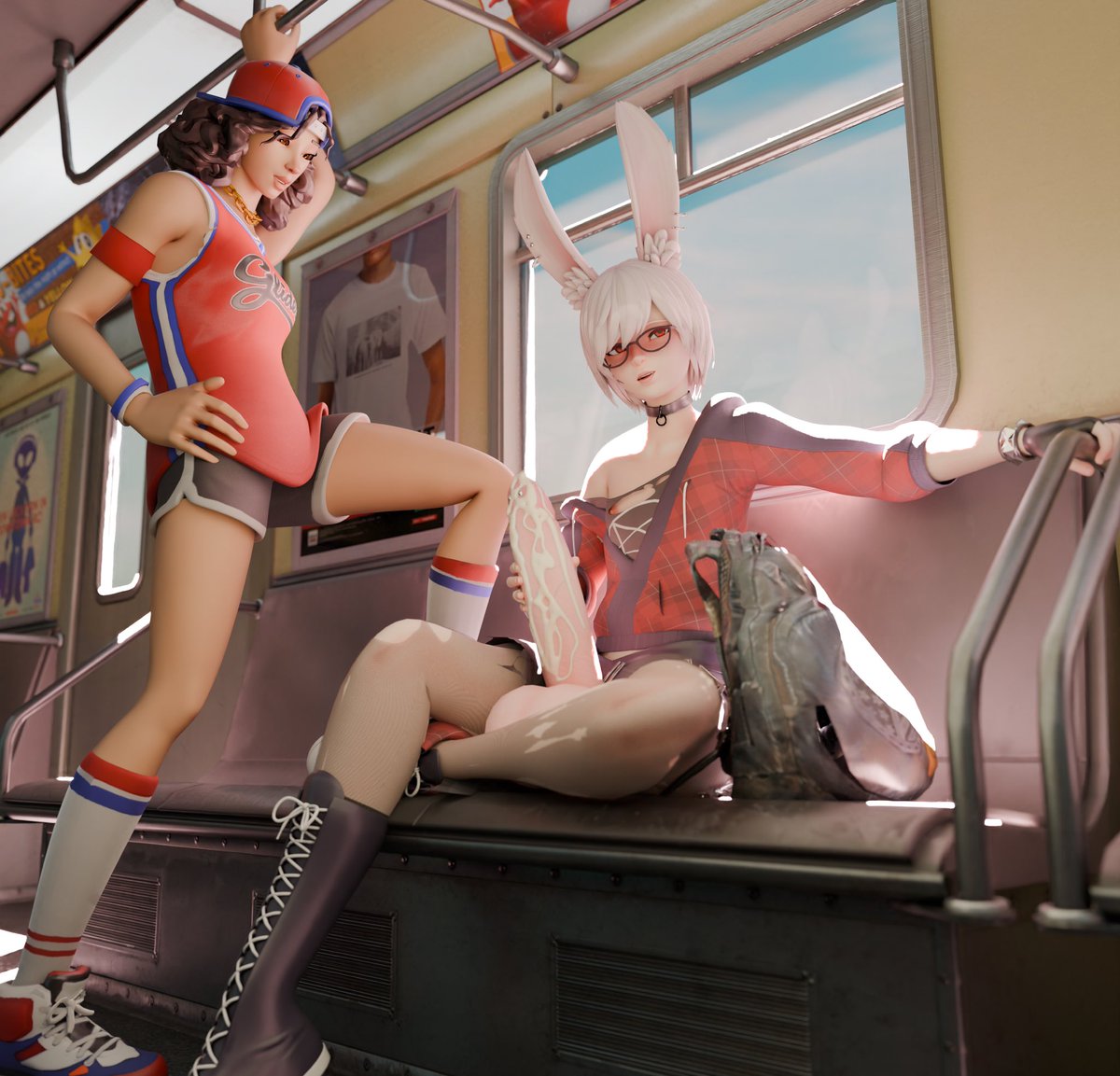 HaiyoTaiyo's tweet photo. A public display! 

Taiyo: @AlexW95_ 
Triple Threat: @drdrigg
Setting: @MustardSFM https://t.co/NKuleV2C0V