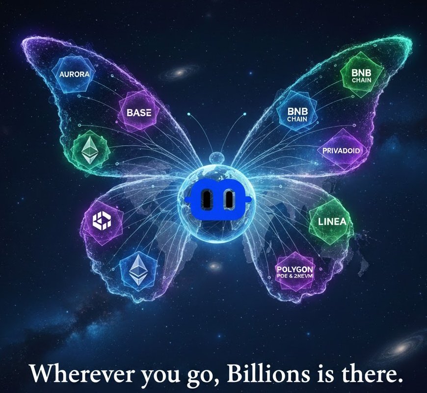 DelaMike62832's tweet photo. Wherever you go @billions_ntwk is there

✔️ 
Aurora  Base  BNB Chain  Ethereum  Linea  PrivadoID  Polygon POS &amp; zkEVM

Your privacy shouldn't be limited by a network. 
@jgonzalezferrer

#BillionsNetwork https://t.co/4Gg3iEi3MA