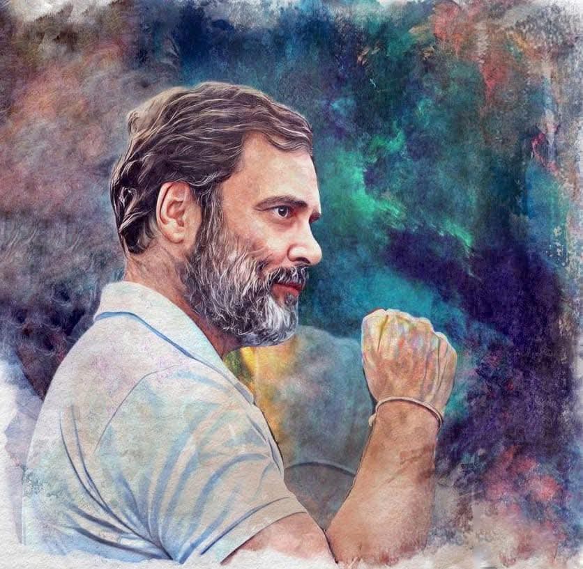 एक अकेला सब पर भारी।
<a href="/RahulGandhi/">Rahul Gandhi</a>