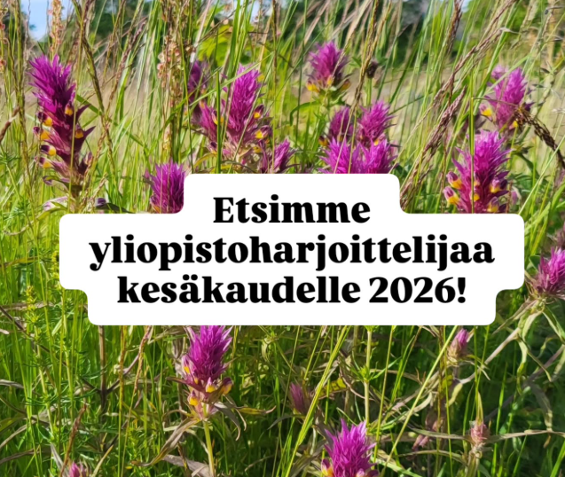 Kiinnostaako tutkimustyö? Liity mukaan #Seili'n tutkimusaseman arkeen kesällä 2026.
Haemme motivoitunutta ja oma-aloitteista harjoittelijaa, jota kiinnostaa ympäristötutkimus

Hae paikkaa 30.1.2026 mennessä! 📷

Lisätiedot ja haku: utu.fi/tyopaikat (ID 21215)
<a href="/UniTurku/">Turun yliopisto - University of Turku</a>