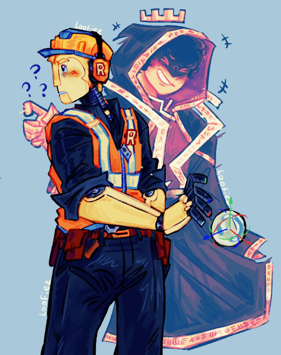 L00FIEZ's tweet photo. Young/2008!BuilderMon Shenanigans 

I haven’t posted on twt in over 3 years so Im js gonna send a backlog of my old roblox stuff (over roughly 5 months ago)

I made this one b4 I overhauled my telemon design lmao 

#roblox #fanart #Telemon #buildermon #builderman https://t.co/RIzNTvF51s