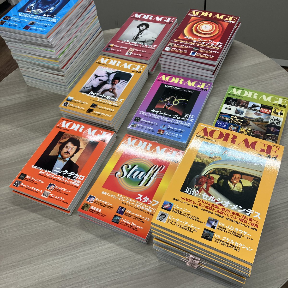 AOR AGE を大量に持ってお邪魔します

今日はadult oriented recordsさんが、AOR AGEが日本一在庫されているお店になります！！

ぜひ、会場に遊びにきてください♪