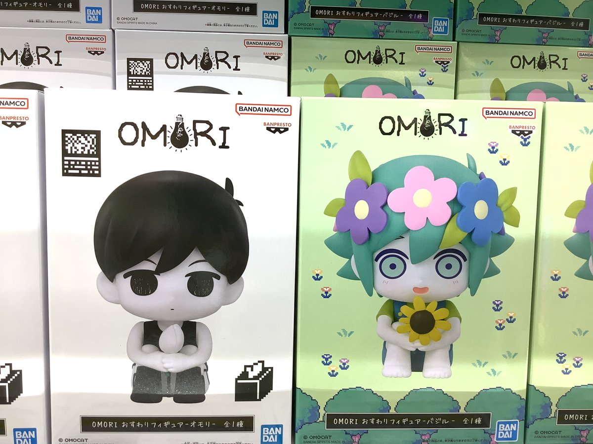 OMORI おすわりフィギュア -オモリ- -バジル- 稼働開始しました♪ #ピ