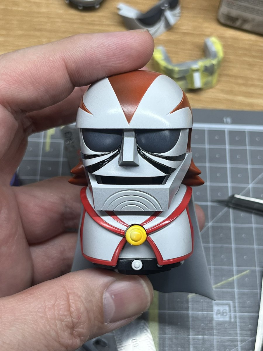 ボスボロットも完成！！

テキサスマックももうすぐ完成すると思います

ディーラー名：P001
卓番：2-04-01

デフォルメ 約82mm
価格7,000円 

#WF2026 #WF2026冬  #デフォルメ #sd #スーパーロボット #cb