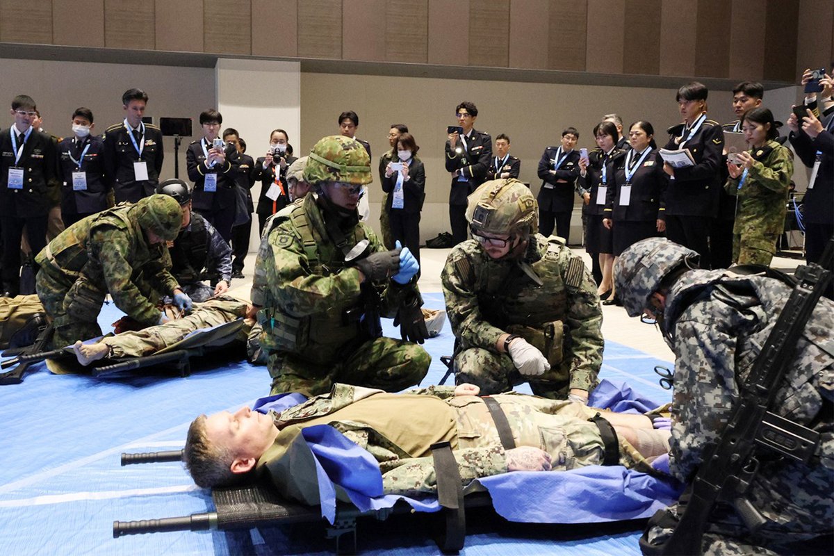陸上自衛隊 #衛生学校 は #IPMHE に参加。戦傷病治療の知見共有や各国
