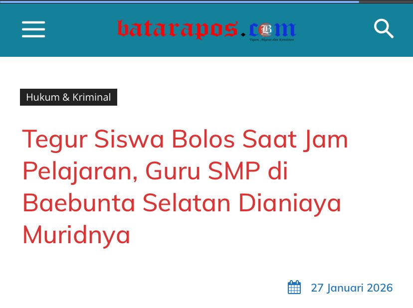 mahakersa's tweet image. Ya Tuhan... Guru SMPN 1 Baebunta Selatan, Pak Arpan, cuma tegur siswa bolos &amp;amp; minta balik ke kelas, eh malah ditendang &amp;amp; dipukul brutal sampe berdarah di alis &amp;amp; memar di mata!

Ini anak SMP kok berani banget aniaya gurunya sendiri??  

Ini bukan lagi soal disiplin, ini soal…