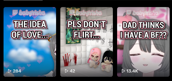 babytrisha ꒰ა ♡ ໒꒱ jirai kei vtuber tweet media