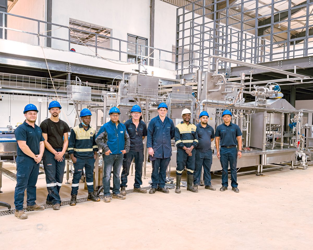 Team update: Major maheu project in Africa. 

Our team is currently on-site installing 2 identical maheu production lines, with commissioning scheduled for February. #installation #maheu